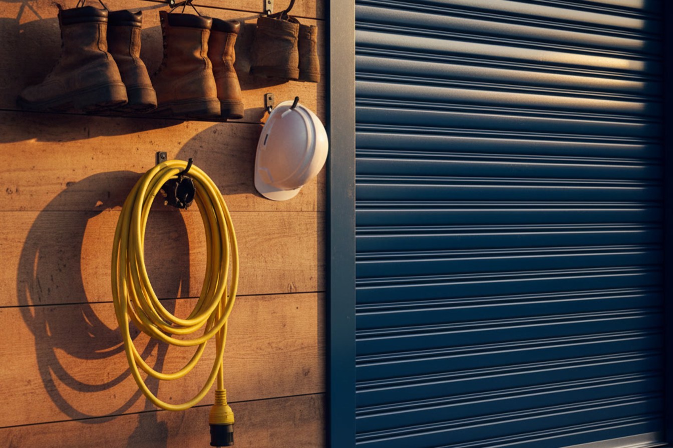 Work boots and gear hung ready by a workshop door, evoking the readiness needed before a panel reopens.